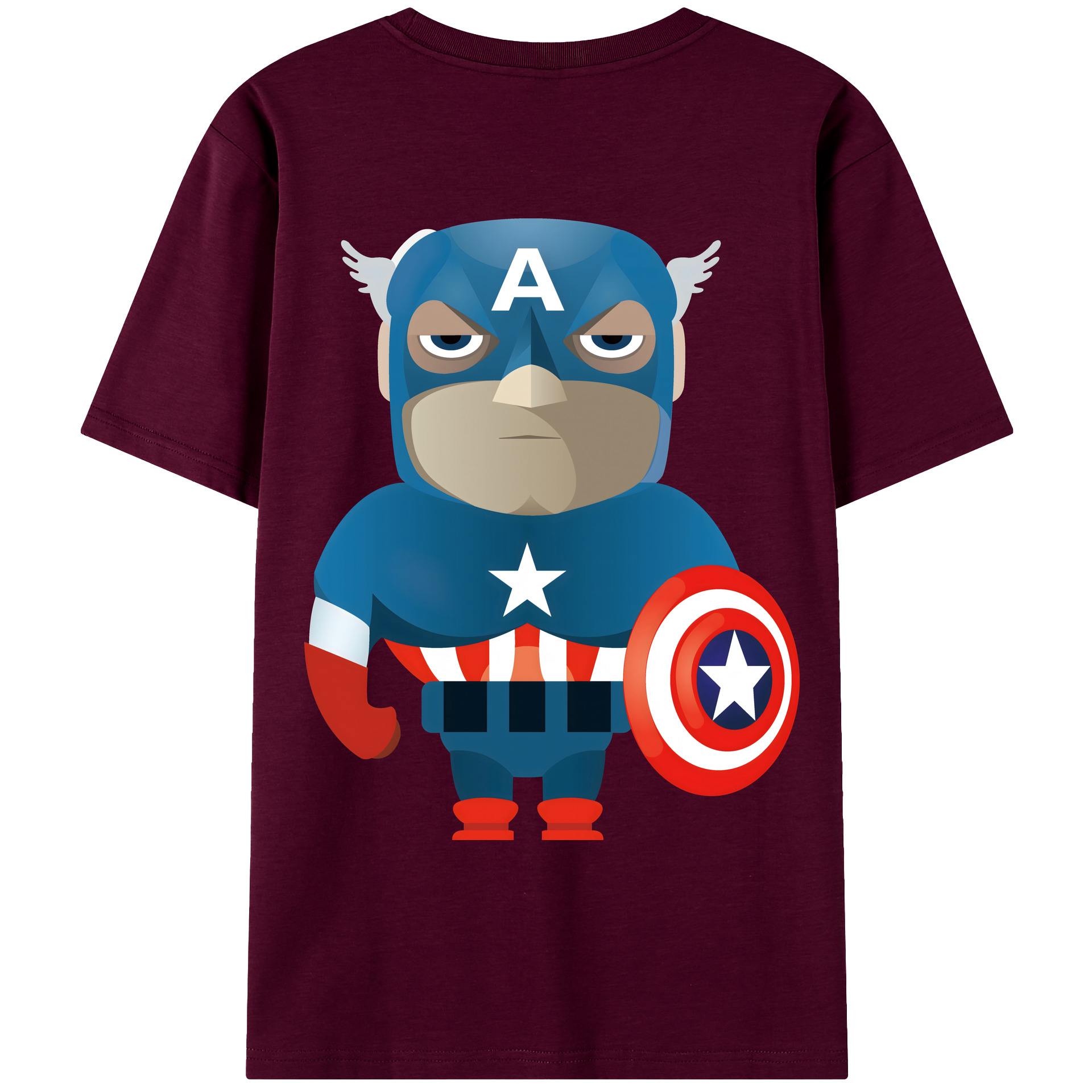 （画像用） アベンジャーズ The Avengers レディース半袖Tシャツ(バックプリント)